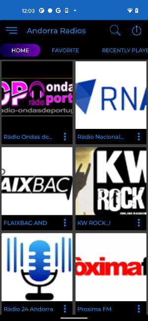 Andorra Radio + Recorder Screenshot 1