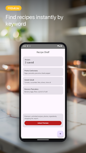 Recipe Shelf Screenshot 0