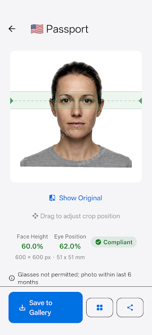 SpecSnap: Passport & ID Photo Screenshot 0