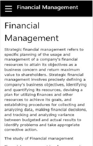 Financial Management Screenshot 1