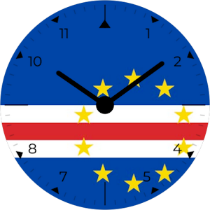 Cape Verde Analog Watch Face Screenshot 0