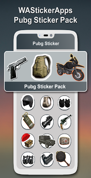 PUBG Stickers for WhatsApp - WA PUBG Stickers Pack Screenshot 1