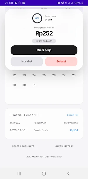 Sahabat Freelancer Pro Screenshot 1