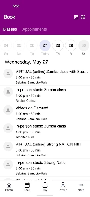 Sabrina's Z Crew Fitness Screenshot 1