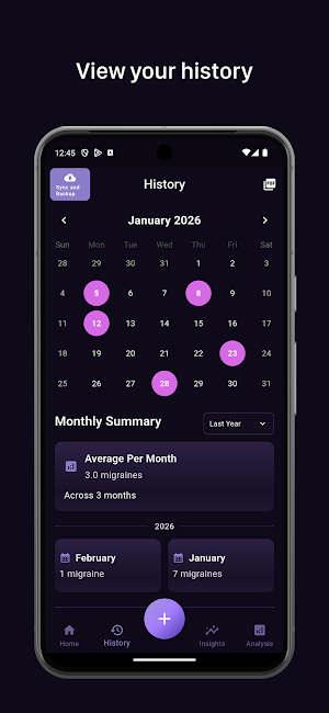 Headache Hero: Track Migraines Screenshot 3