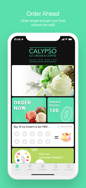 CALYPSO ICE CREAM & COFFEE Screenshot 0
