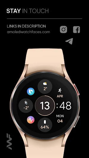 Awf OS 3 Digital - watch face Screenshot 2