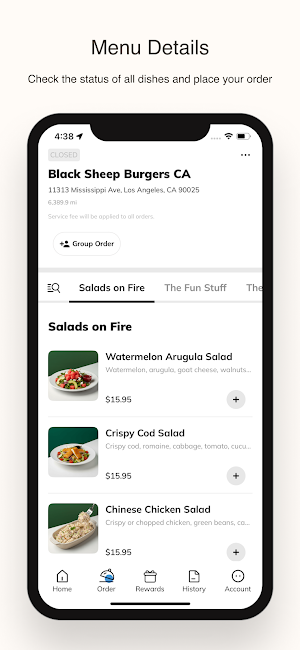 Black Sheep Burgers Screenshot 1