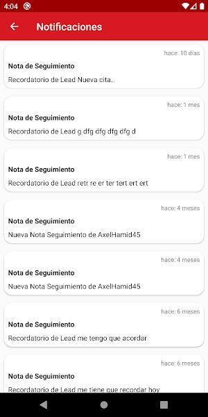 Toyota Lead Management Screenshot 2