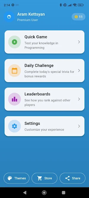 QuizVerse: AI Trivia and Quiz Screenshot 2