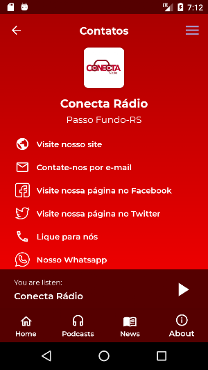 Conecta Rádio Screenshot 1