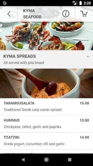 KYMA SEAFOOD GRILL Screenshot 2