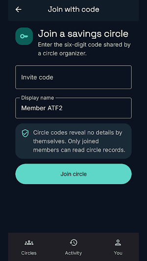 Kittova: Savings Circle Screenshot 0