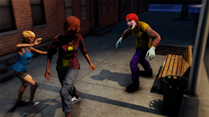 Creepy Killer Clown: Town Attack Screenshot 0