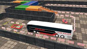 Police Bus Parking 3D Game Screenshot 1