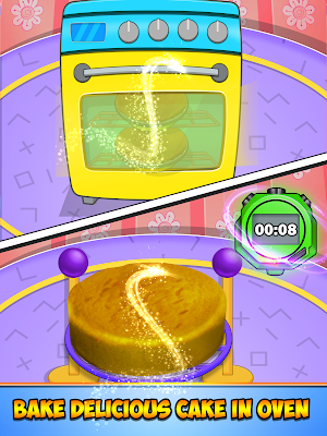 Rainbow Doll Cake Maker DIY Kitchen Screenshot 2