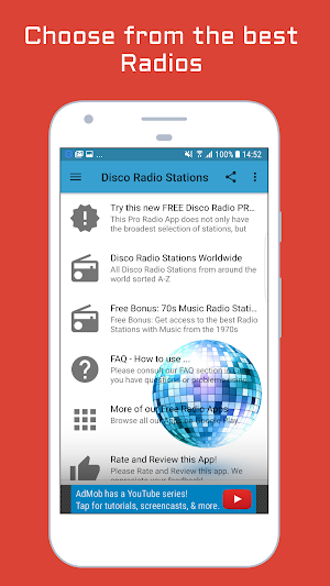 Disco Music Radio Stations Screenshot 0