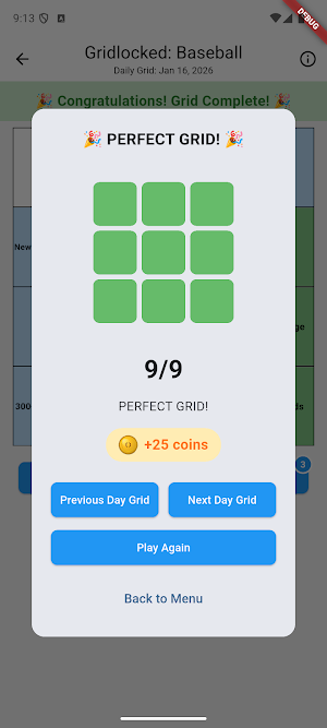 Baseball Trivia Grid Puzzle Screenshot 2