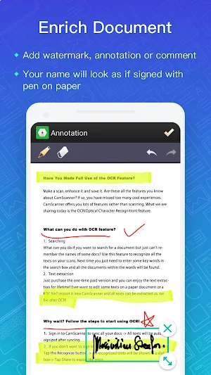 OKEN Scanner - doc scanner free to OCR & scan pdf Screenshot 2