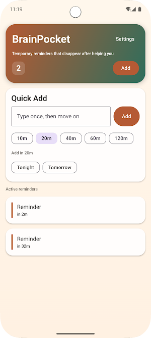 BrainPocket Screenshot 1