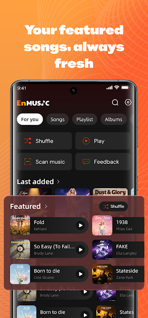 EnMusic: Offline Audio Player Screenshot 1