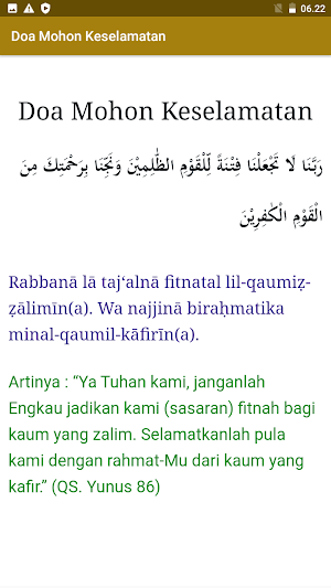 Doa Dari Quran Teks + Terjemah Screenshot 2