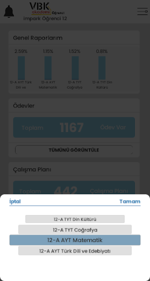 Vbk-Akademi Öğrenci Screenshot 3