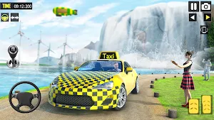 Car Driving School Taxi Games Screenshot 0