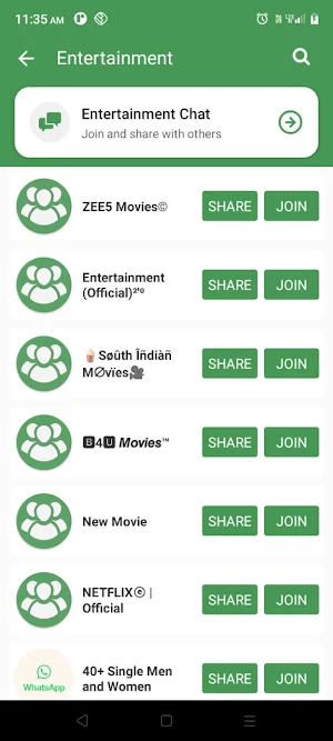Unlimited Group Links Join Screenshot 2
