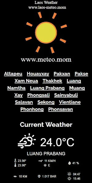 Laos Weather Screenshot 0