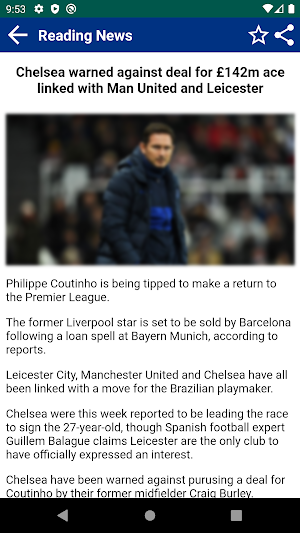 Chelsea Latest News Screenshot 1