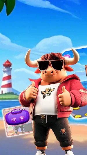 Beach Bull Puzzle Blitz Screenshot 0