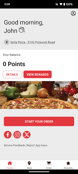 Bella Pizza Screenshot 0