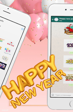 Happy New Year 2022 Stickers WAStickerApps Screenshot 2