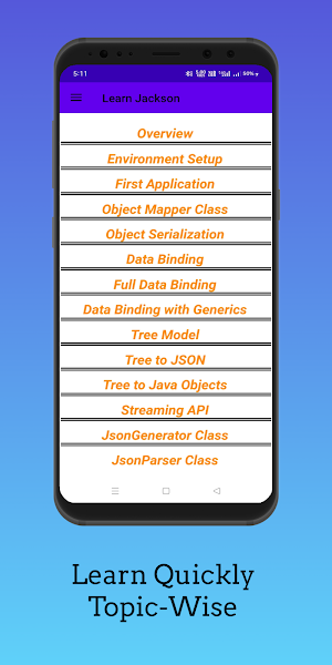 Learn Jackson Screenshot 2