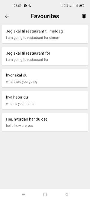 Norwegian English Translator Screenshot 3