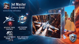 Jet Master - Canyon Avoid Screenshot 1