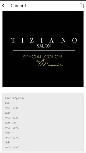 Tiziano Salon Screenshot 1