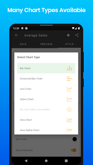 Chart Maker Pro : Create Chart For Free Screenshot 1