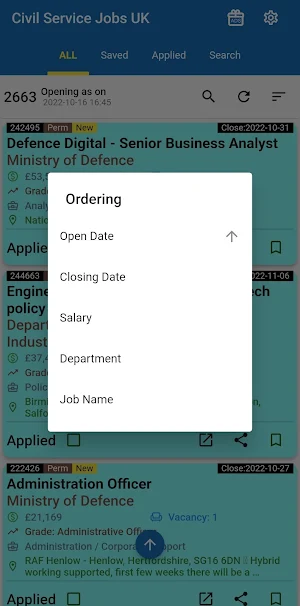 Civil Service Jobs UK Screenshot 3