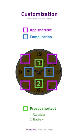 JW180 jwstudio watchface Screenshot 2