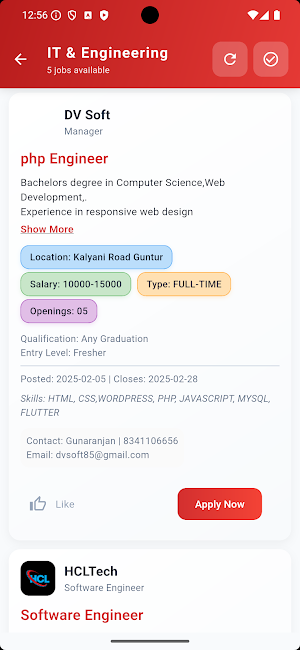 skill jobs Screenshot 2