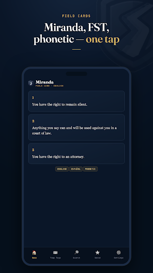 StreetSense: Police Law App Screenshot 1
