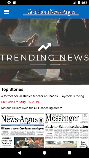Goldsboro News-Argus Screenshot 0