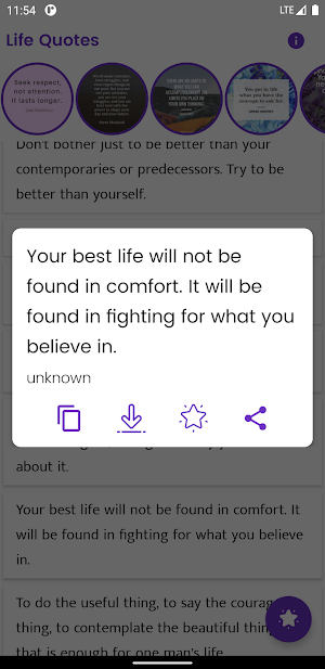 Life Quotes and Sayings Screenshot 3