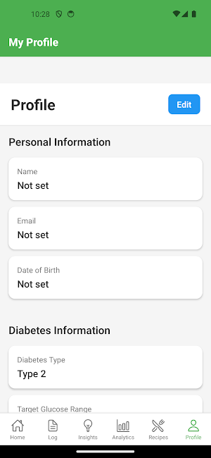 Diabetes Management Screenshot 3