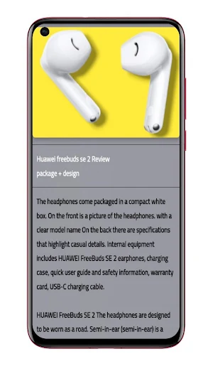 Huawei freebuds se 2 app Guide Screenshot 0