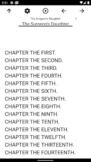 Book, The Surgeon's Daughter Screenshot 0