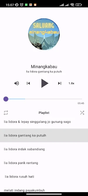 saluang dendang minangkabau Screenshot 1