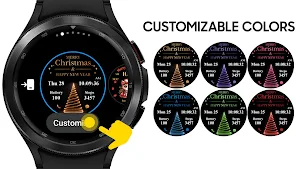 AZ271 Christmas Gold Watch Screenshot 1